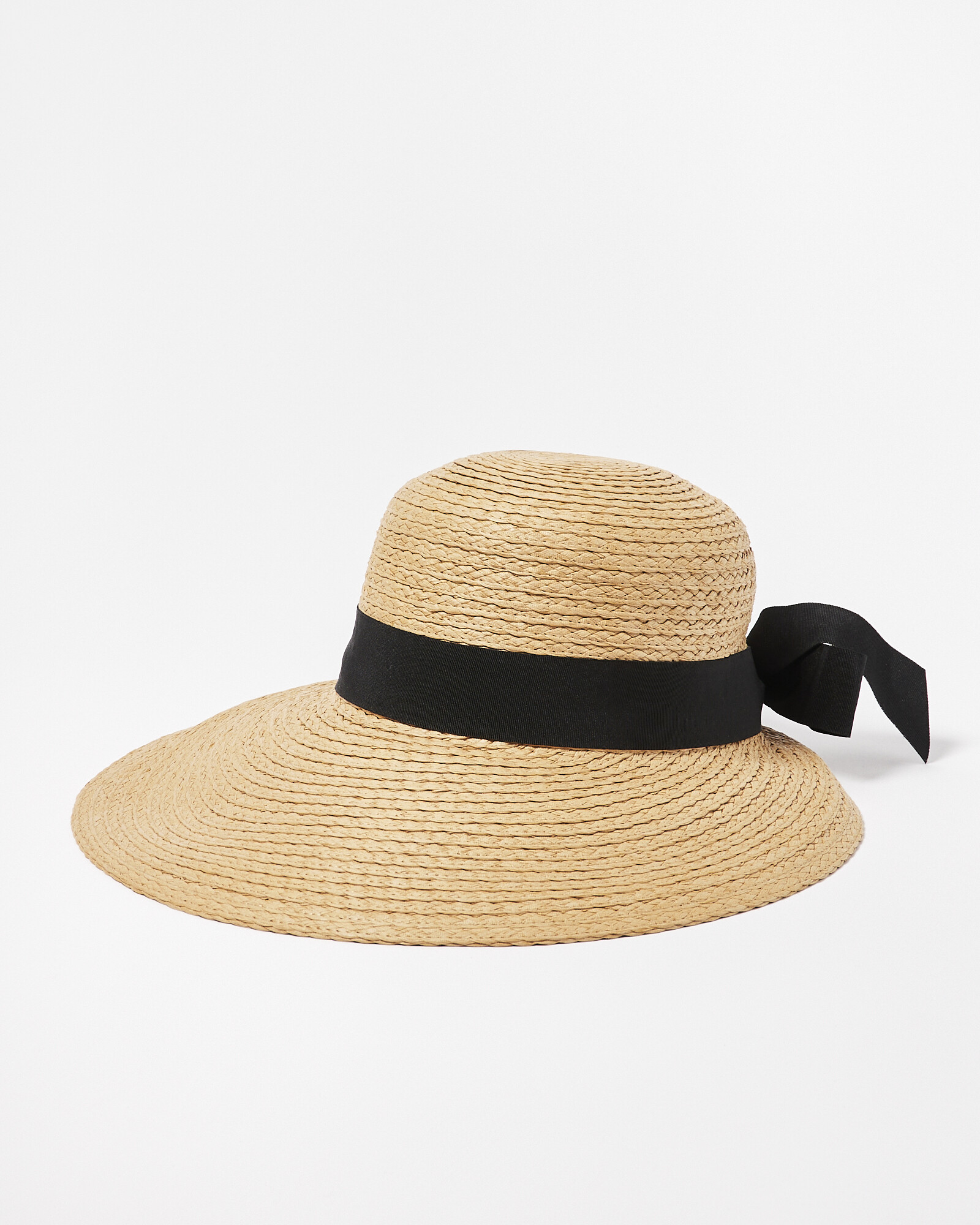 Bow Detail Oversized Straw Hat | Oliver Bonas | Oliver Bonas (Global)