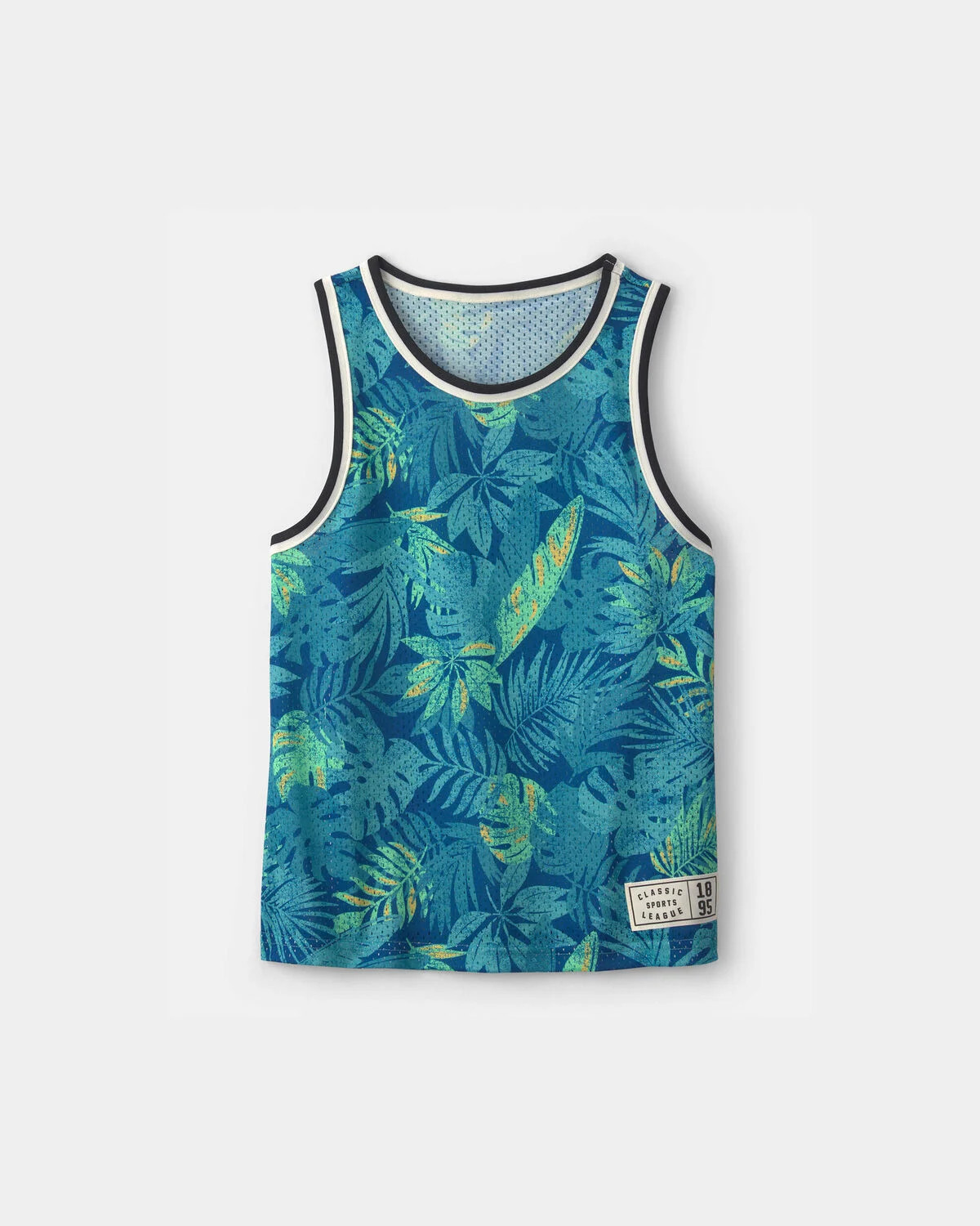 Boys Palm Mesh Muscle Tank - Teal | Carter's Inc
