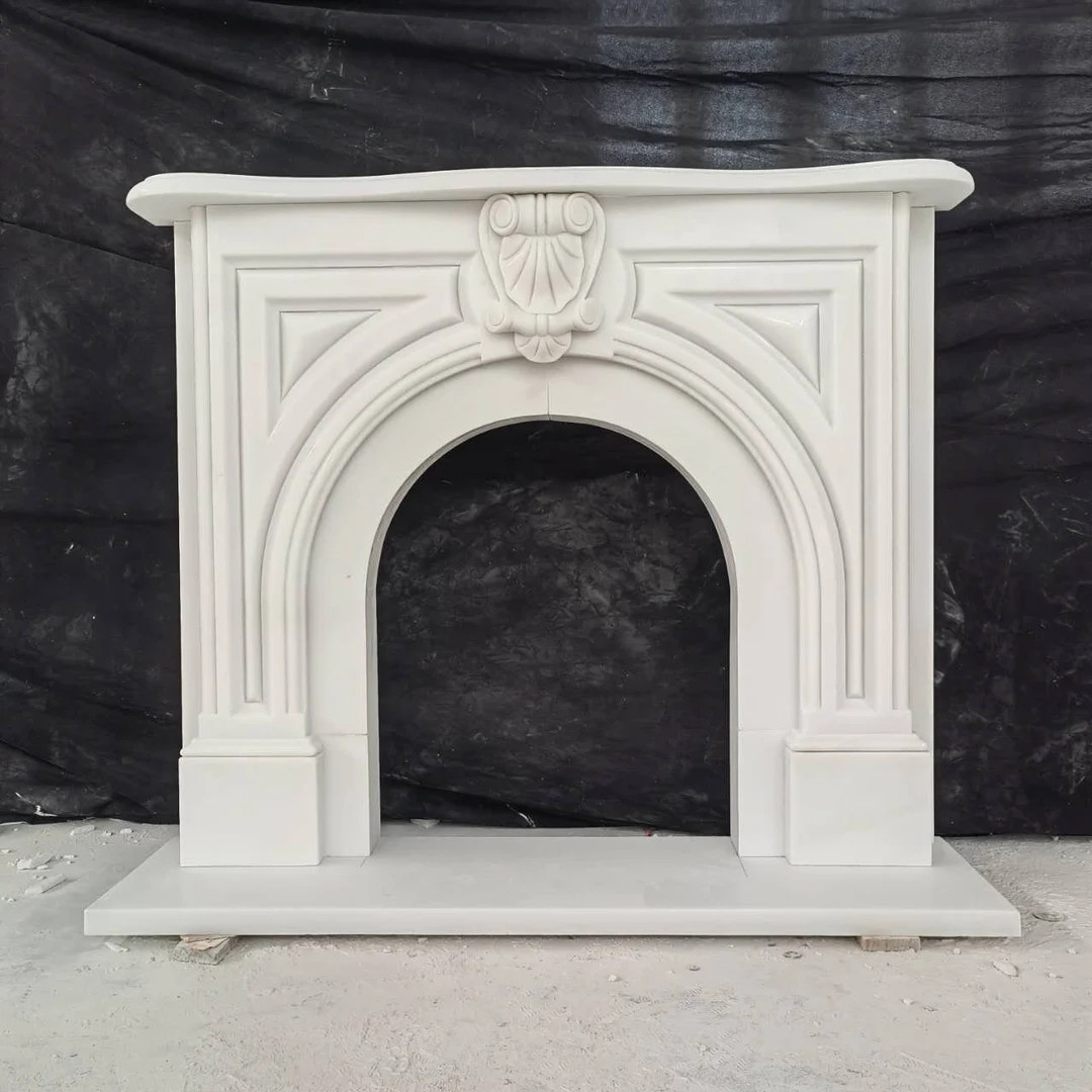 Victorian Style Marble Fireplace Mantel - RL1AW | Etsy (US)