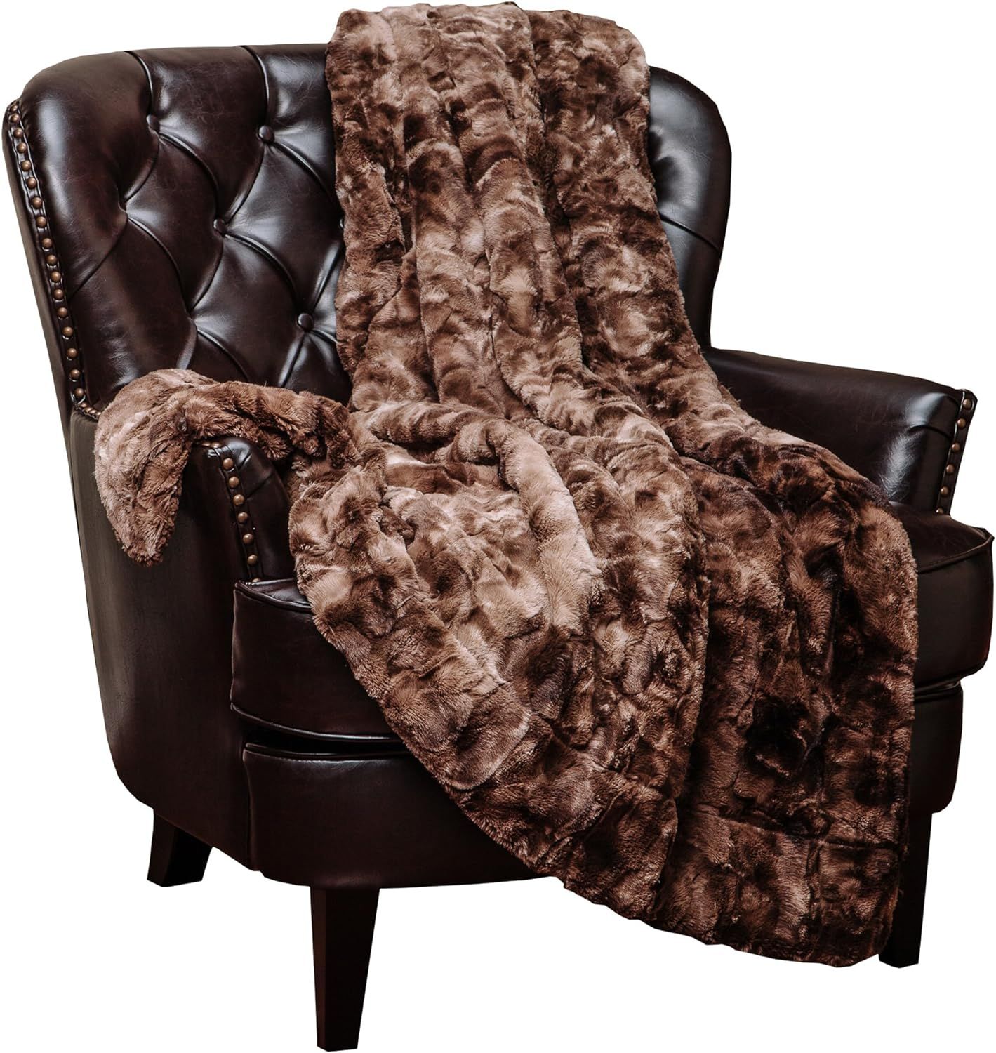 Chanasya Super Soft Fuzzy Faux Fur Throw Blankets - Fluffy Plush Lightweight Cozy Snuggly with Sh... | Amazon (US)