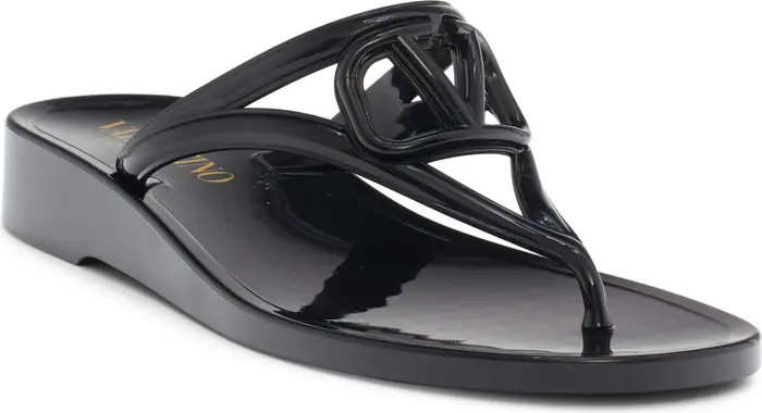 VLOGO Jelly Wedge Flip Flop (Women) | Nordstrom