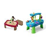 Step2 Naturally Playful Sand Table & Rain Showers Splash Pond Water Table | Kids Water Play Table wi | Amazon (US)