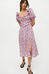 For Love & Lemons Katarina Floral Midi Dress | Urban Outfitters (US and RoW)