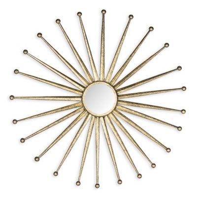 Safavieh Capella Sunburst Mirror in Antique Gold | Bed Bath & Beyond