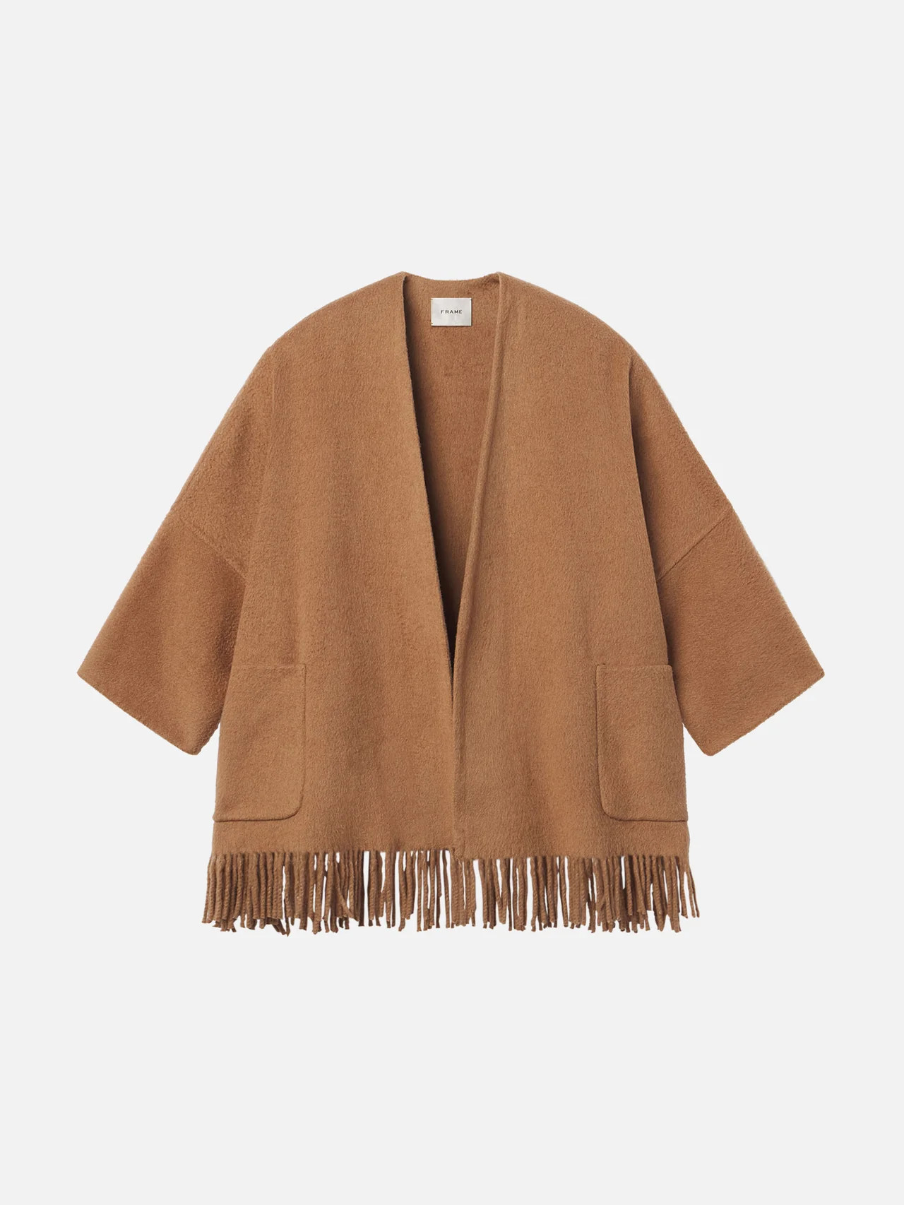 THE FRINGE COAT CAMEL | Frame Denim