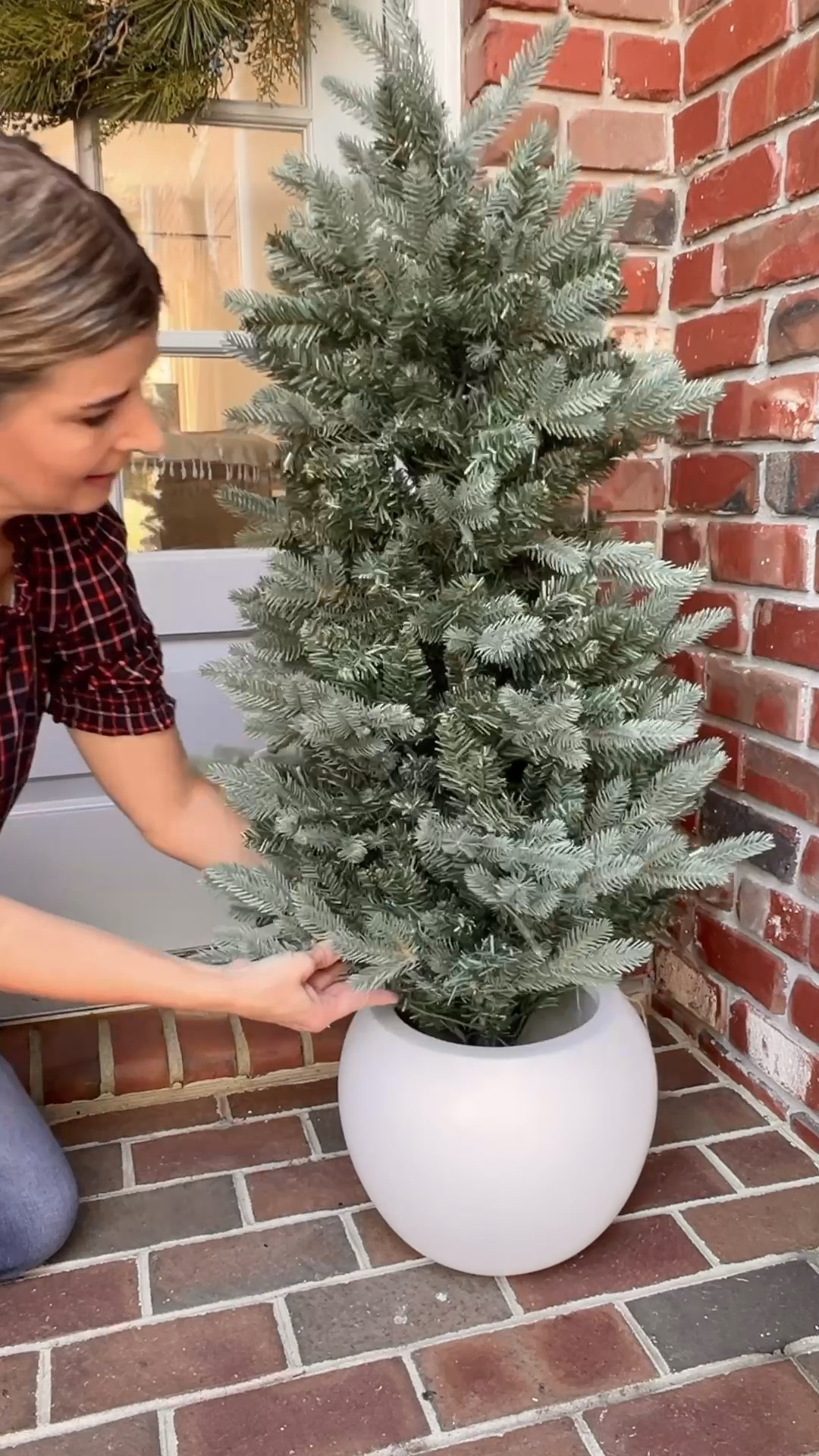 These sphere planters from @Wayfair are one of my favorite recent purchases! They’re super lightweight and can be used indoors or out. The smallest 13” diameter size ended up being the perfect planters for our front porch Christmas trees. And the largest 21” diameter planter looks amazing holding a faux palm tree in our sunroom! #wayfair # wayfairpartner

#LTKHome #LTKHoliday #LTKSeasonal