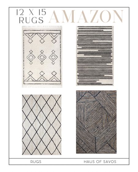 12 x 15 rugs 

Amazon home, oversized rug, modern rug, geometric rug, jute rug, light rug, neutral rug, black and white rug, grey rug, living room, bedroom, dining room, transitional rug, organic modern, boho 

#LTKstyletip #LTKhome