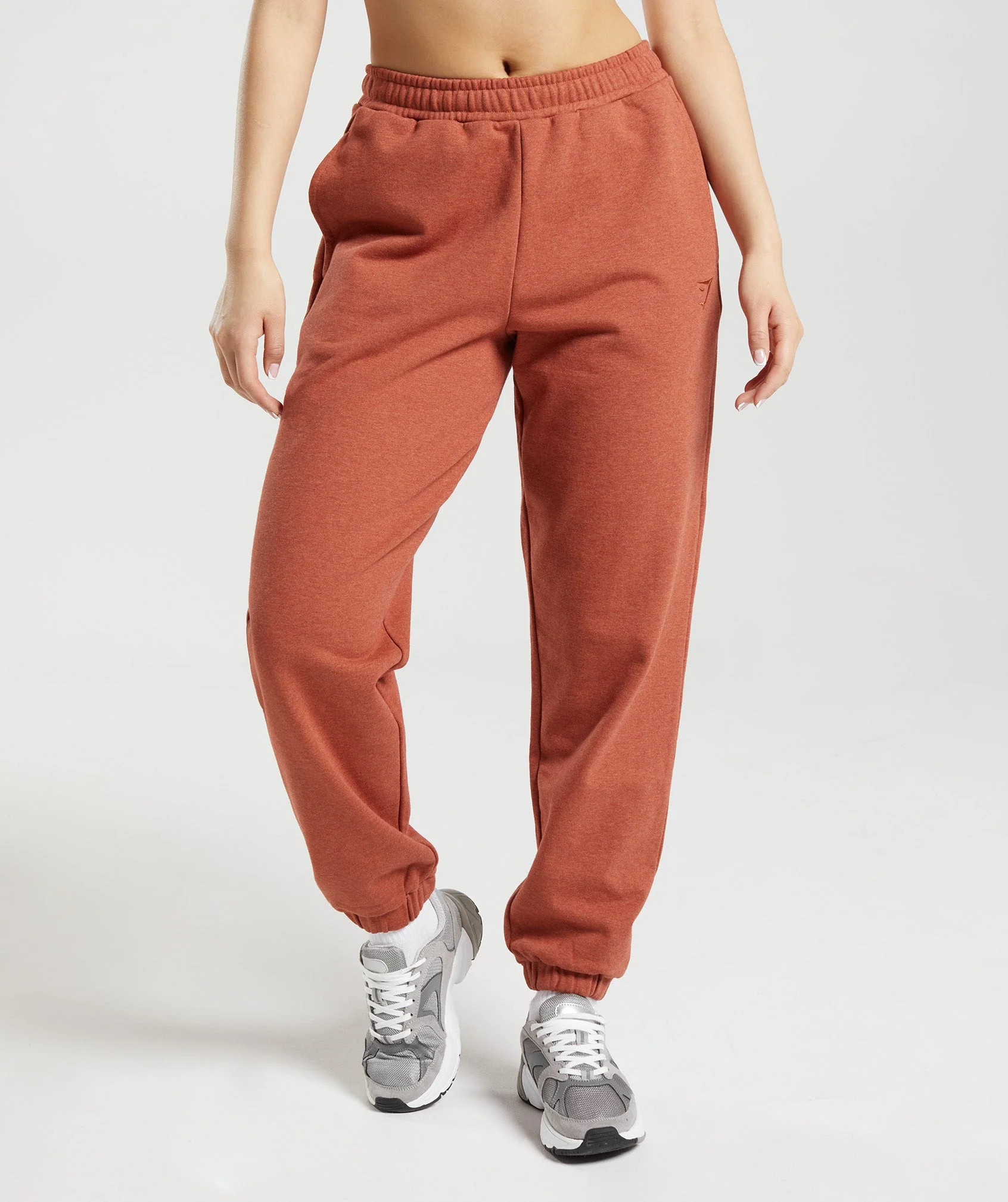 Gymshark Rest Day Sweats Joggers - Cinnamon Brown Marl | Gymshark US