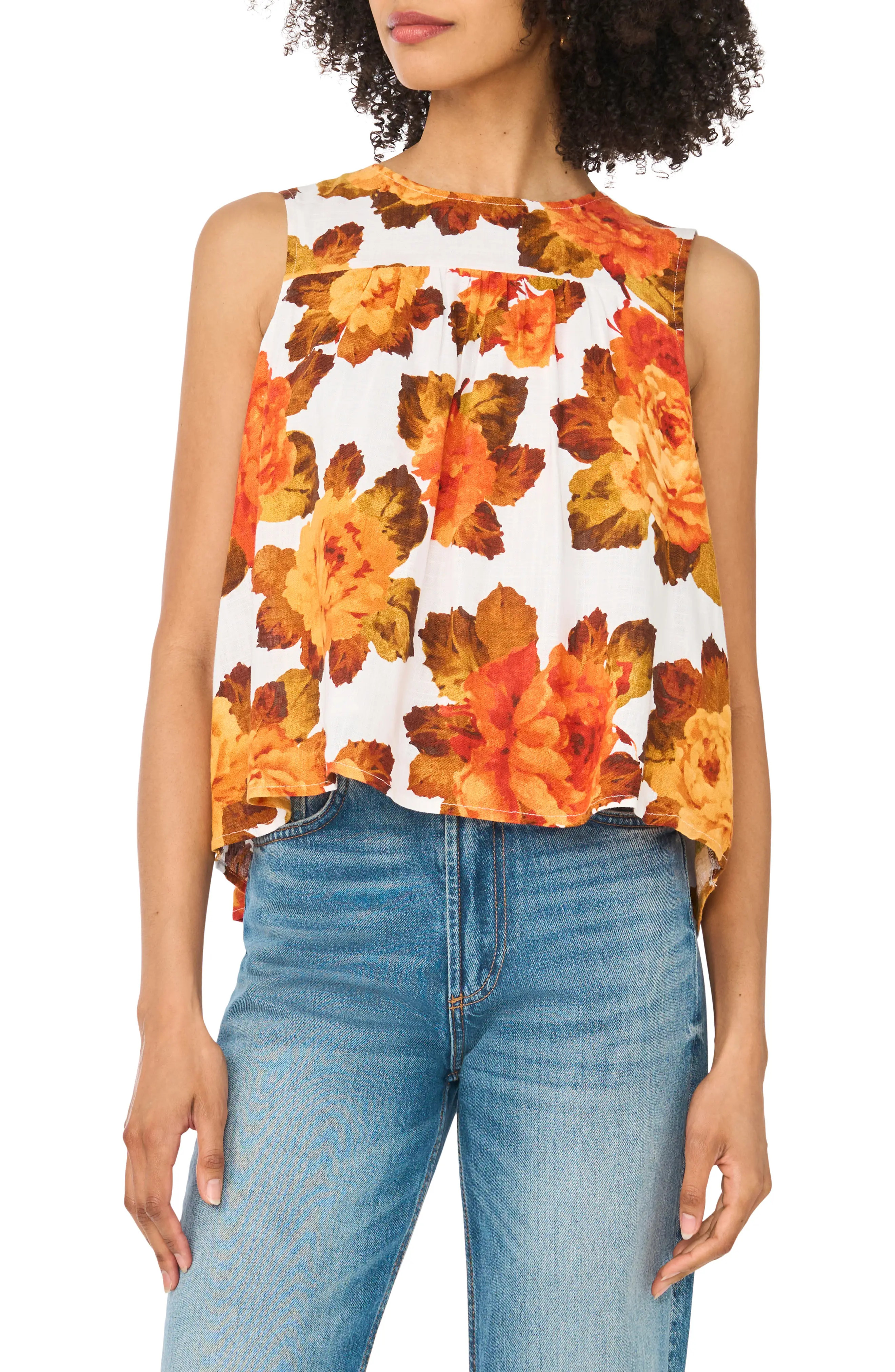 1.STATE Pleat Back Knit Tank (Women) | Nordstromrack | Nordstrom Rack