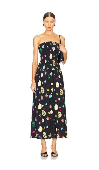 Alyss Maxi Dress in Noir Charm | Revolve Clothing (Global)