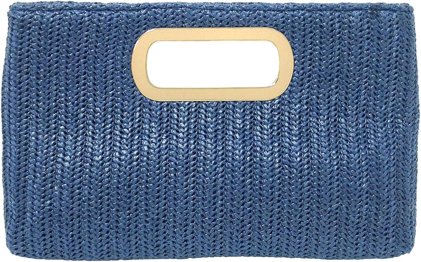 Top Handle Straw Clutch | Amazon (US)