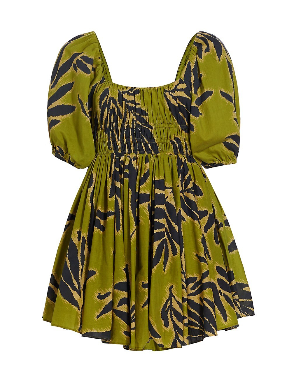 Ohara Printed Elasticized Minidress | Saks Fifth Avenue