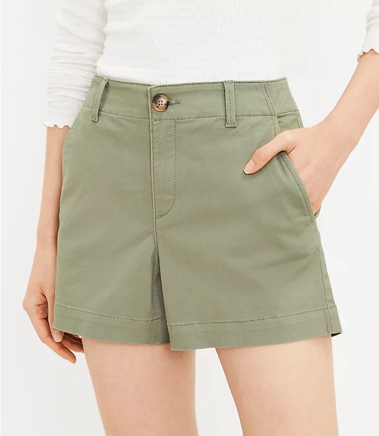 Monroe Chino Shorts | LOFT