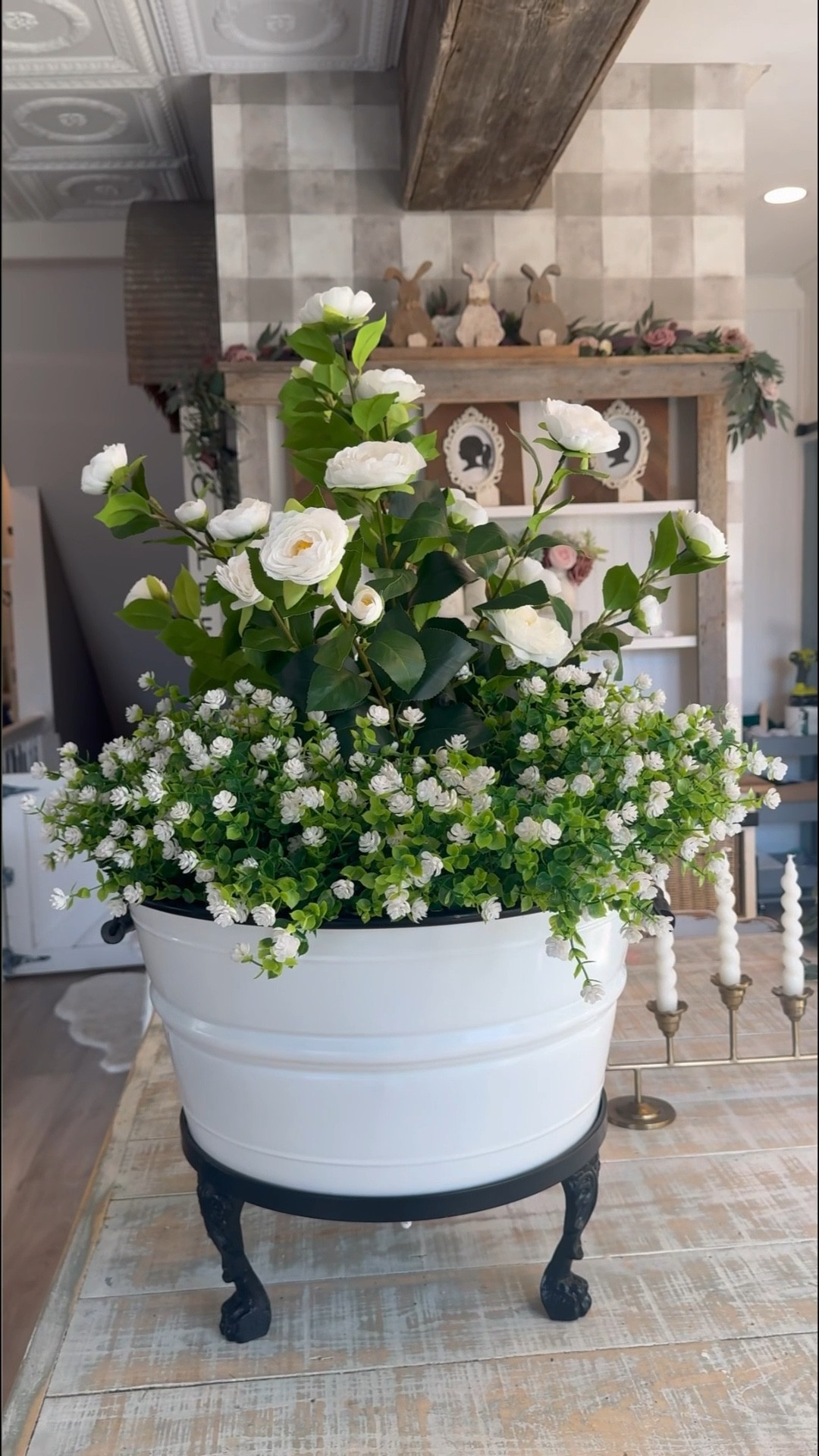 These faux trees and flowers are absolutely amazing and at a great Prime Day Deal Price! I use them all year round to style my front porch. The white goes well with almost every season. @amazon #founditonamazon #ad 

#LTKStyleTip #LTKHome #LTKSeasonal