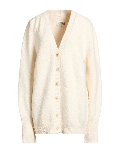 Maison Margiela Woman Cardigan White Size M Cotton, Polyamide | YOOX (US)