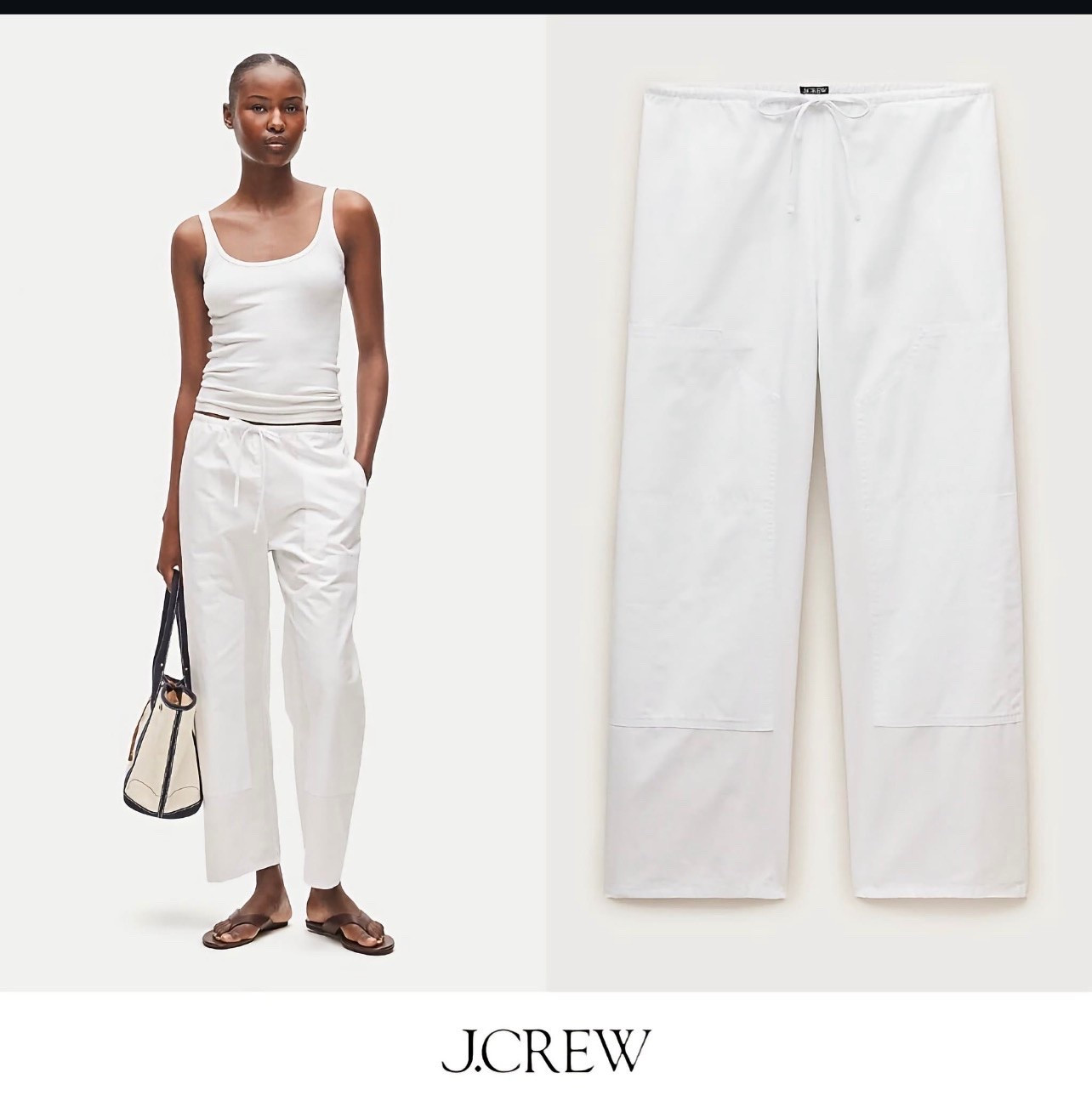 Luna pant in cotton poplin