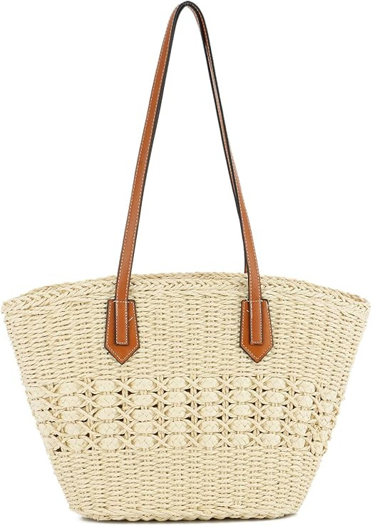 KUANG! Women's Straw Hobo Bag Large Handwoven Rattan Bag Woven Straw Purse Summer Beach Tote Bag | Amazon (US)