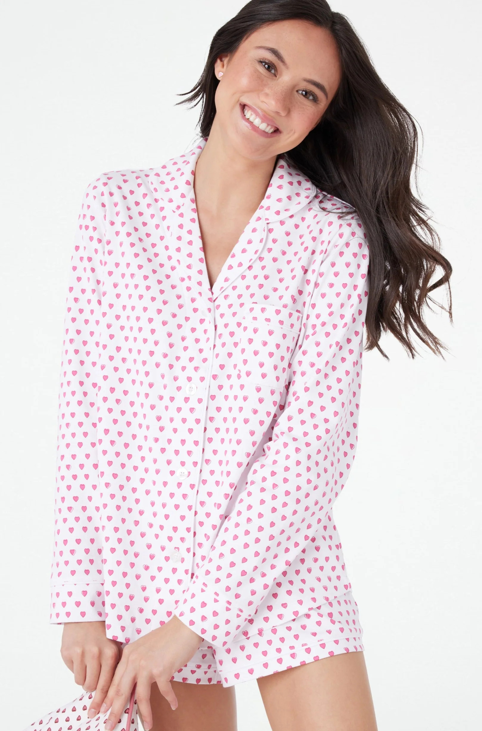 Hearts Paola Polo Pajamas | Roller Rabbit | Roller Rabbit