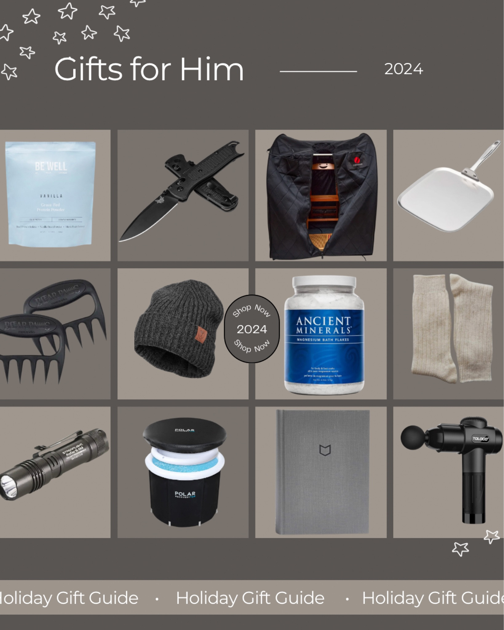 Gifts for him-gift guide 2024 🎁

For sauna: https://bit.ly/48vVIIG
Use code THHOME 

For Griddle: https://www.360cookware.com/BRIT25
Use code BRIT25


#LTKHoliday #LTKGiftGuide #LTKMens