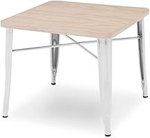 Delta Children Bistro Kids Play Table, White with Driftwood | Amazon (US)