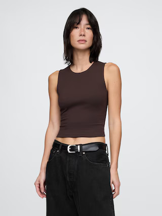 CloseKnit Jersey Crop Tank Top | Gap (US)