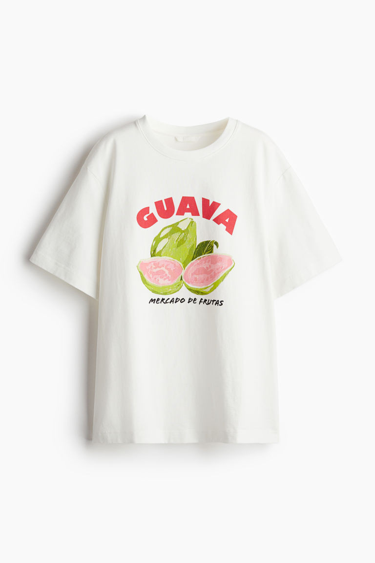 T-Shirt with Printed Motif | H&M (US + CA)