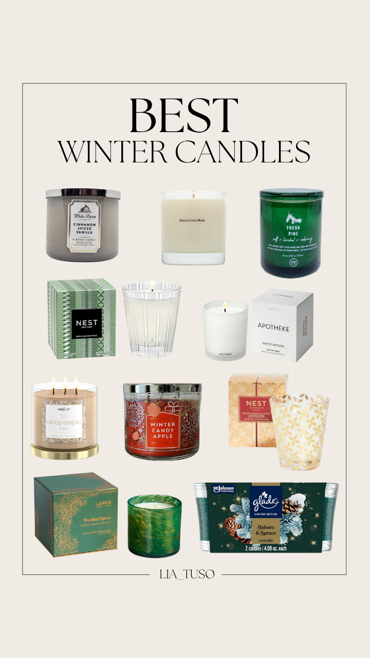 Best Winter Candles || Cold nights, warm glow. ✨ Lighting all the cozy scents that make home feel extra peaceful this winter. 💫

#WinterCandles #CozyHomeVibes #LTKWinter 

 #LTKHoliday #LTKHome