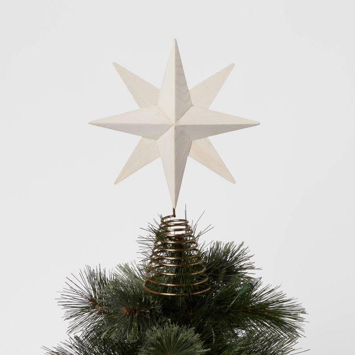 12.2" Christmas Tree Topper White/Black - Threshold™ with Studio McGee | Target