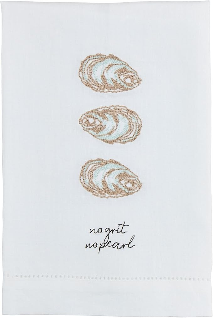 Mud Pie No Oyster Embroidery Towel; 21" x 14" | Amazon (US)
