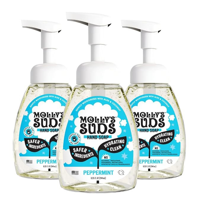 Molly's Suds Foaming Hand Soap - Made with Aloe and Coconut Oil | Moisturizing Hand Wash | Clean ... | Amazon (US)