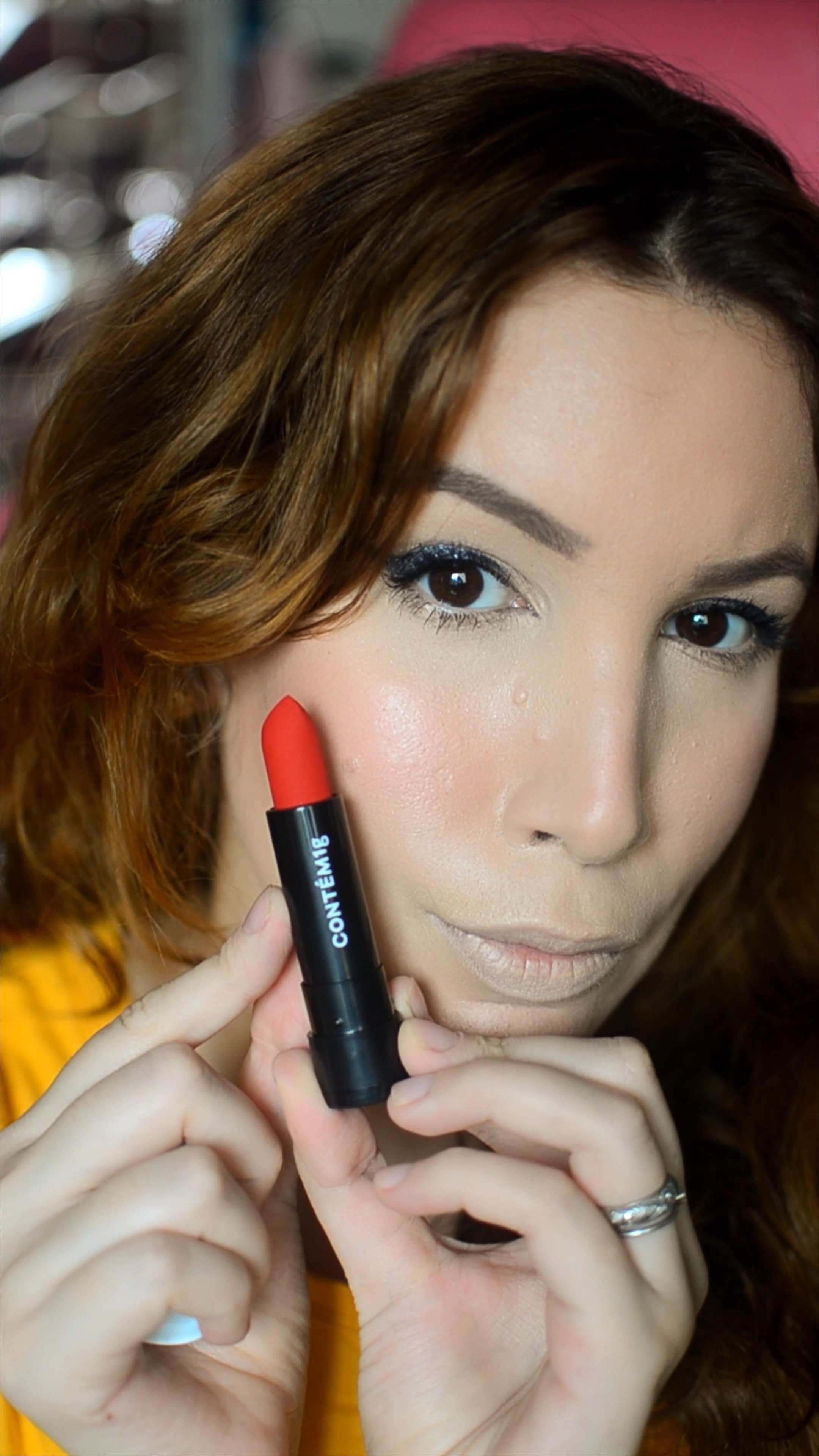 Obcecada na textura do batom Velvet Matte de Contém 1g 😮‍💨 to usando a cor Furiosa 🥰🤌