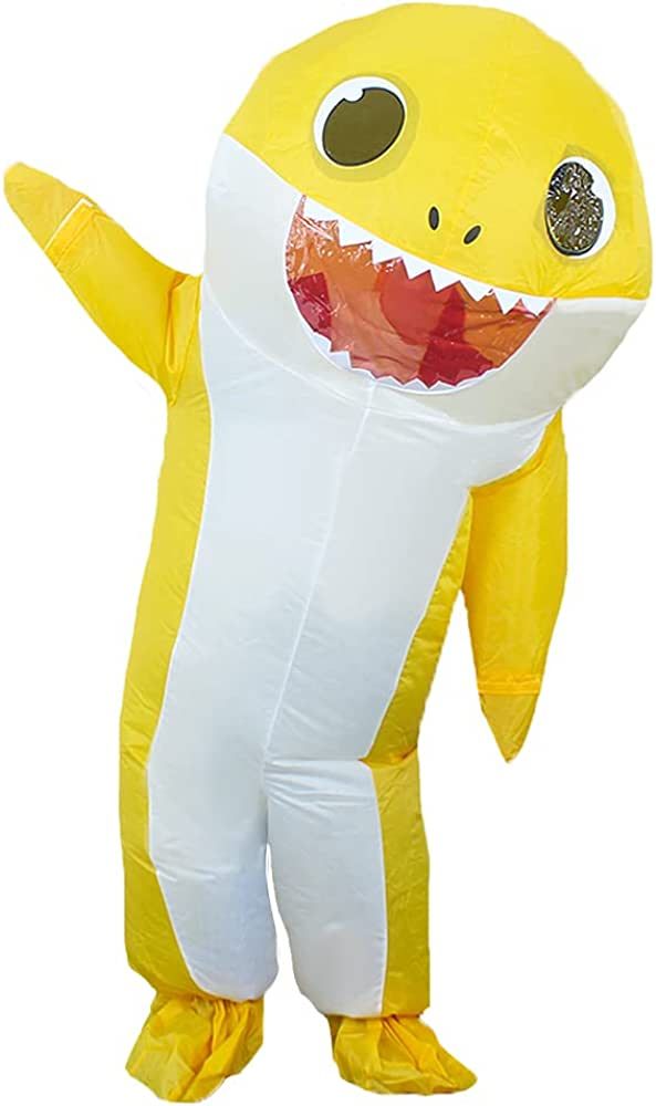 Inflatable Costume for Adult Shark Party Costume Halloween Cosplay Costume Full Body Blow-up Costume | Amazon (US)