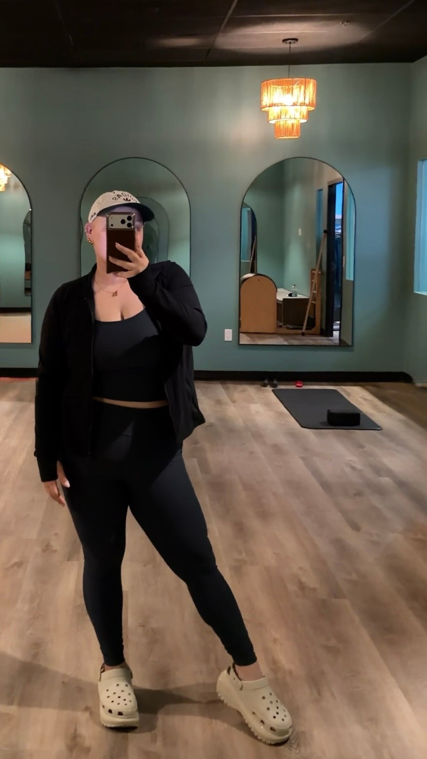 wearing an XL in the sports bra and a Large in the leggings (I like an extra snug fit but an XL on the bottom could fit really well too) 

plus size athletic wear, curvy girl pilates outfit, affordable matching set, athleisure

#LTKPlusSize #LTKSaleAlert #LTKfitnessgoals
