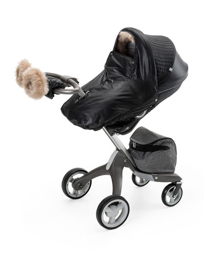 Fur-Trim Winter Kit, Black | Bergdorf Goodman