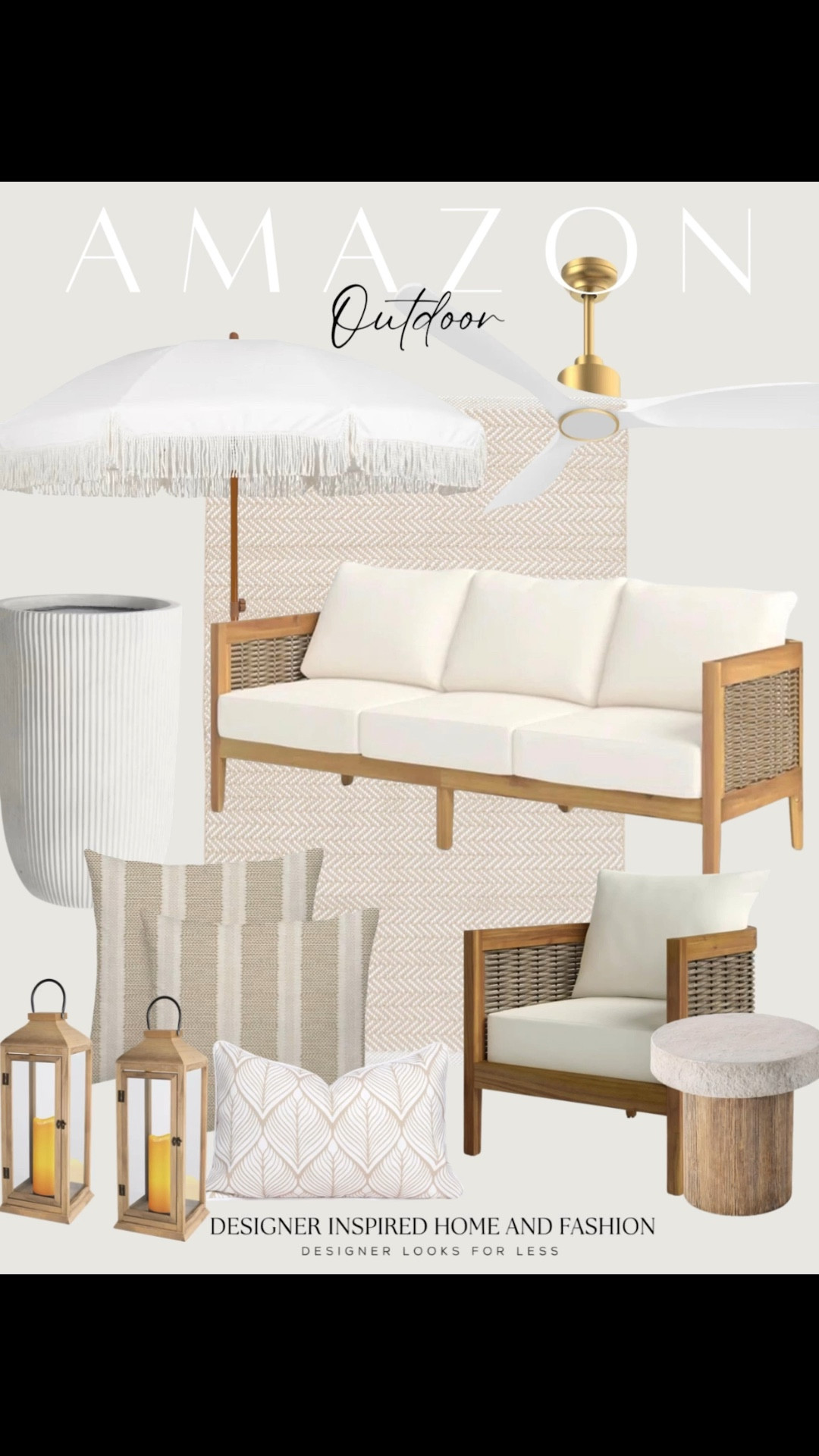 Amazon outdoor furniture and decor 

#LTKHome #LTKSeasonal