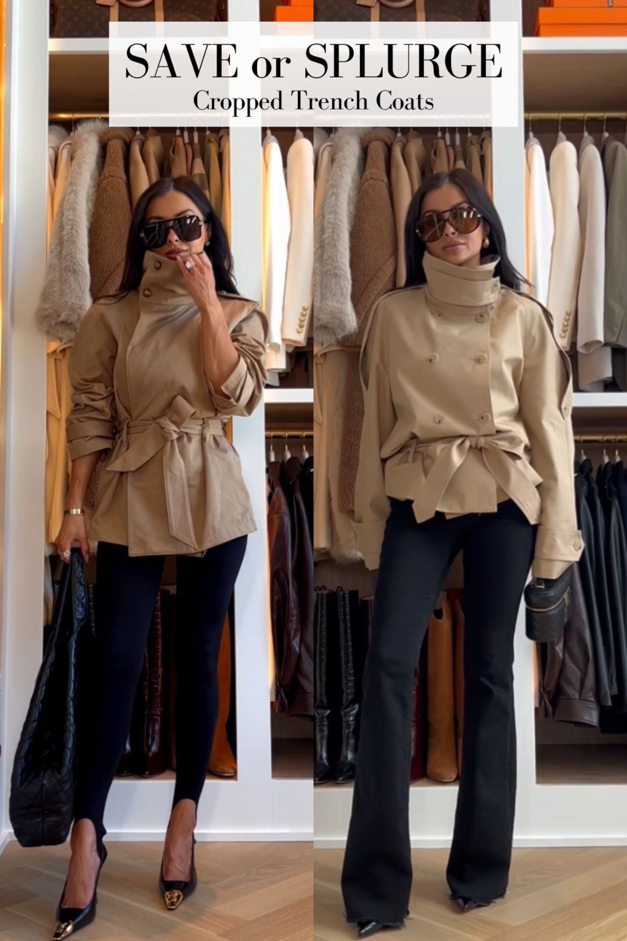 Some of my favorite jackets that I will be wearing all Spring! Save on the Zara jacket and splurge on the revolve crop trench! Lightweight enough to layer but still so chic & elevated. Can be styled with leggings for comfort or denim for a casual day look. 

Wearing an XS in all jackets

Miamiamine spring outerwear must have jackets neutral jacket layering pieces revolve favorites investment pieces luxury fashion favorite jackets Spring outfit inspiration chic style elevated basics 
