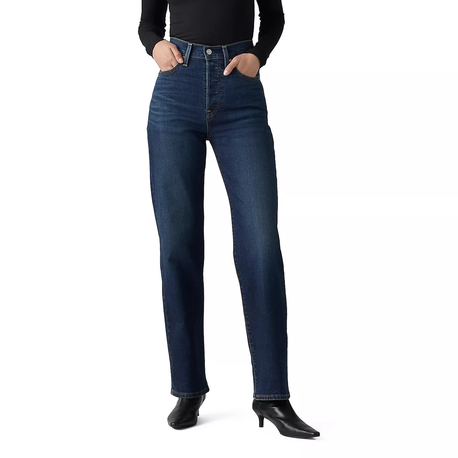 Levi's® Women's Ribcage Straight Jeans, Size: 32(US 14)Medium, Organized | Kohl's