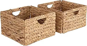 Seville Classics Premium Natural Handwoven Portable Laundry Bin Basket with Carrying Handles, Hou... | Amazon (US)