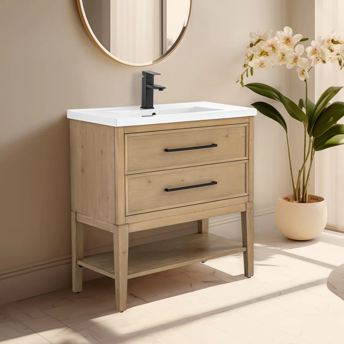 Brodnax 30" Single Bathroom Vanity Set | Wayfair North America