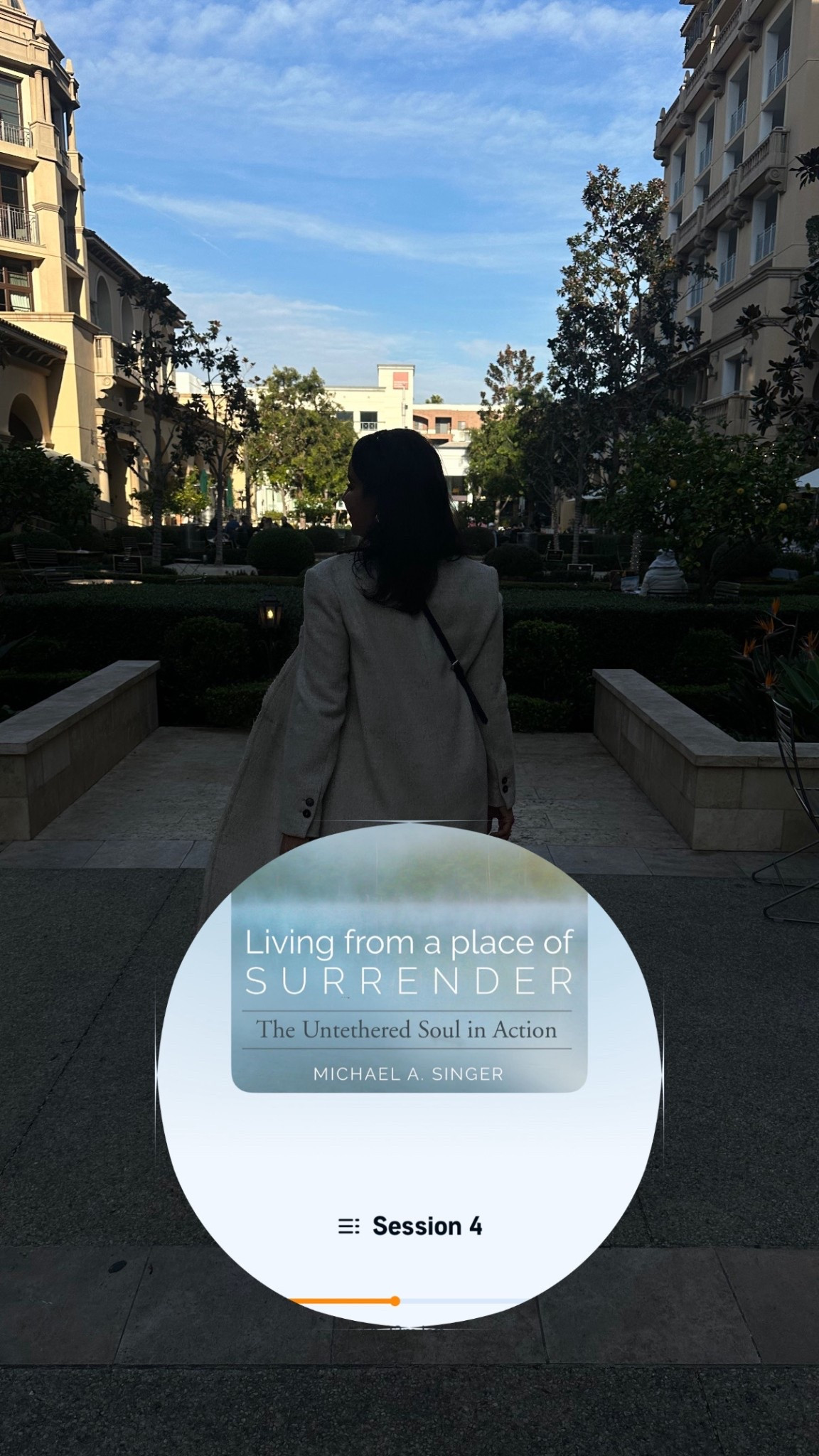 Living life from a place of surrender 