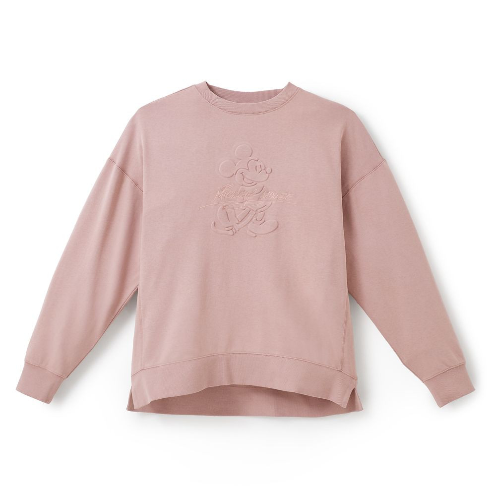 Mickey Mouse Pullover Sweatshirt for Women \u2013 Latte | Disney Store