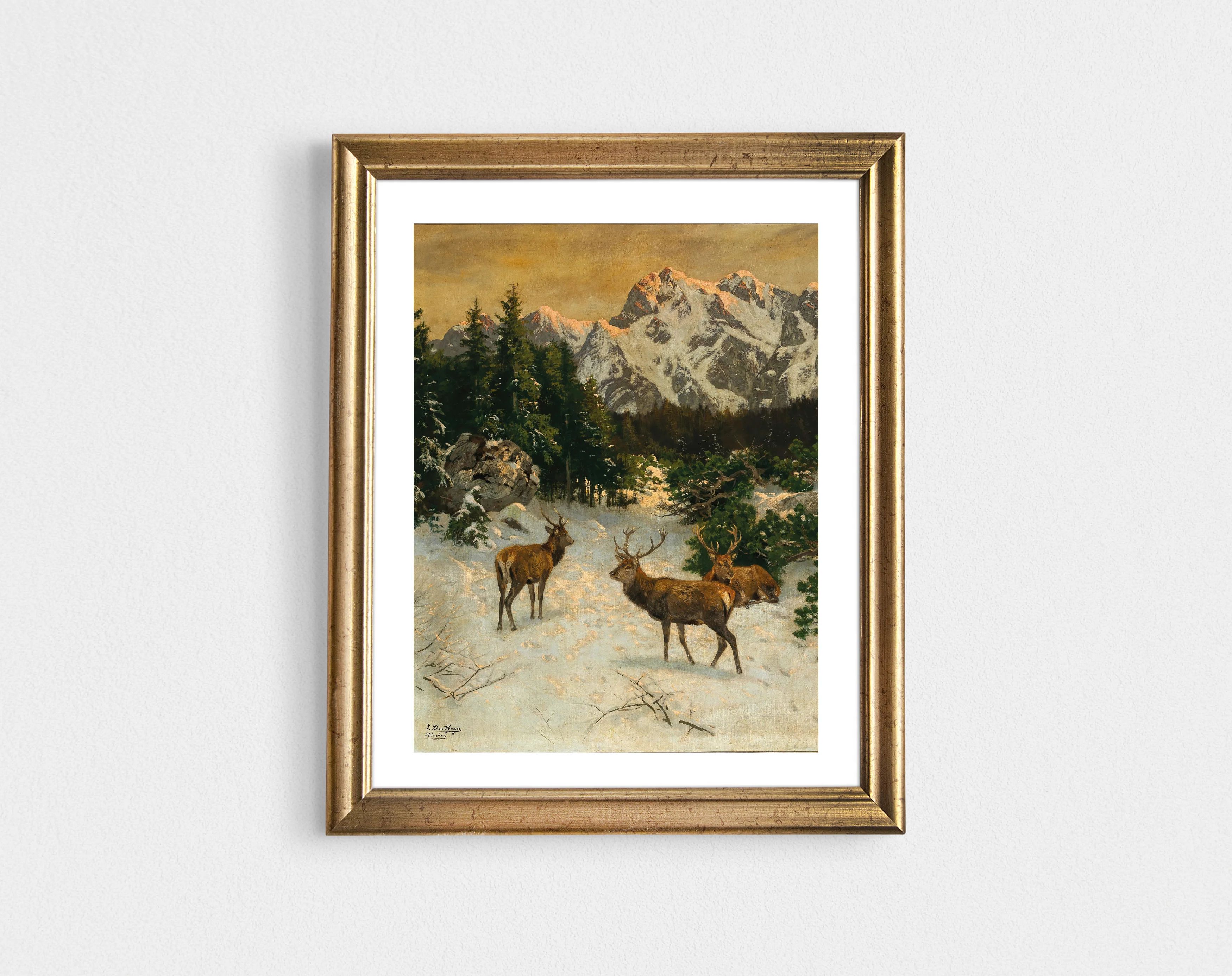 Red Deer in the Alps | Maris Home