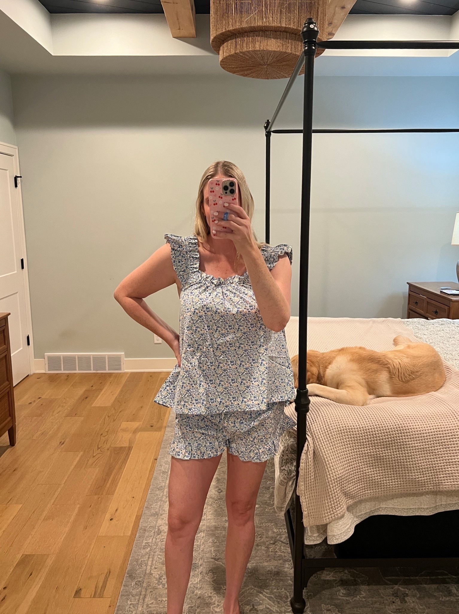 The coziest, cutest pajama set! Love how breathable these are! 

#LTKStyleTip 

