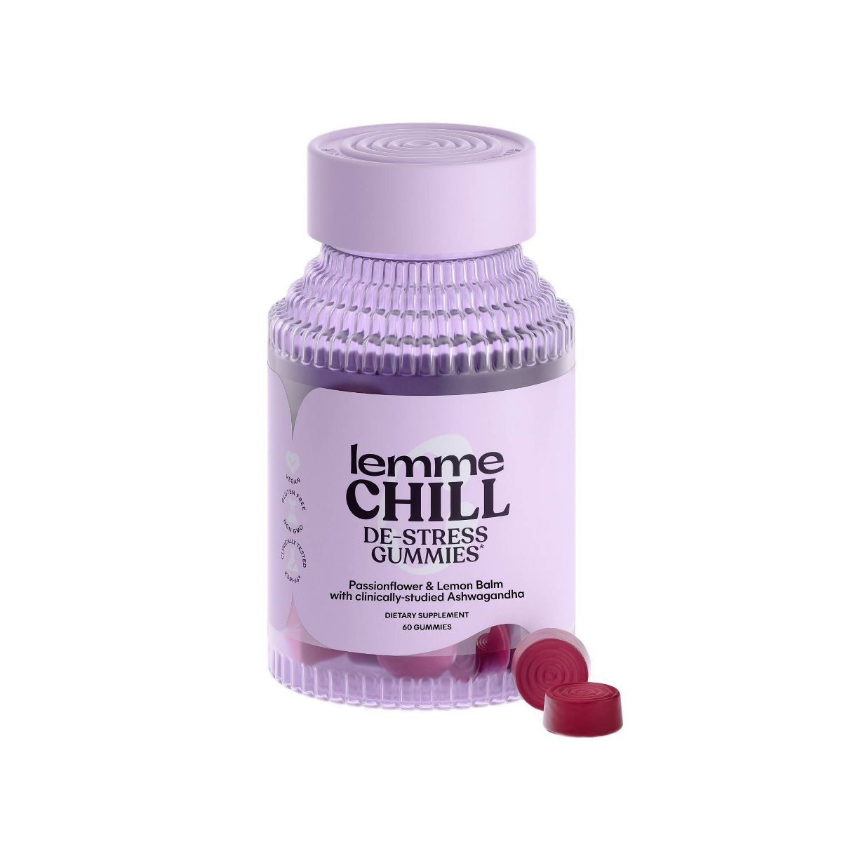Lemme Chill De-Stress Ashwagandha Vegan Gummies - 60ct | Target