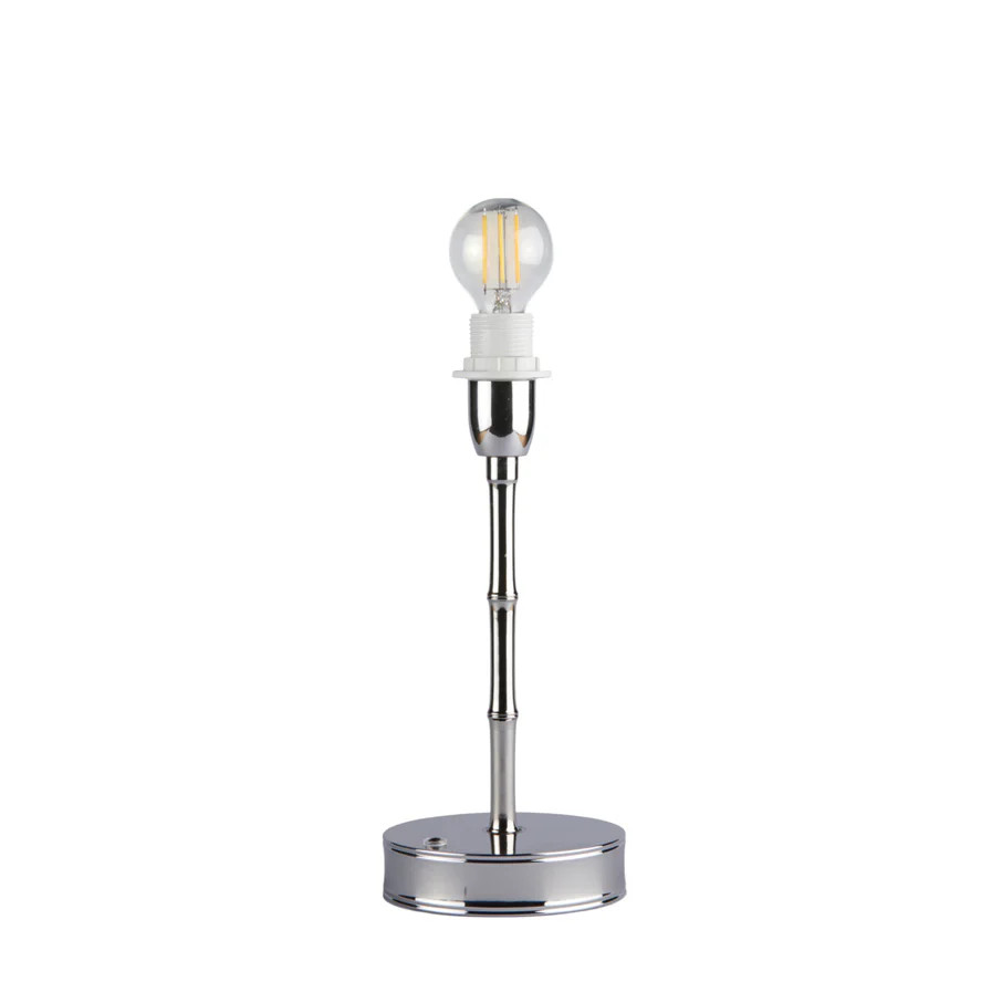 Silver Rechargeable Lamp Base - Cordless Table Lamp Base | Addison Ross US