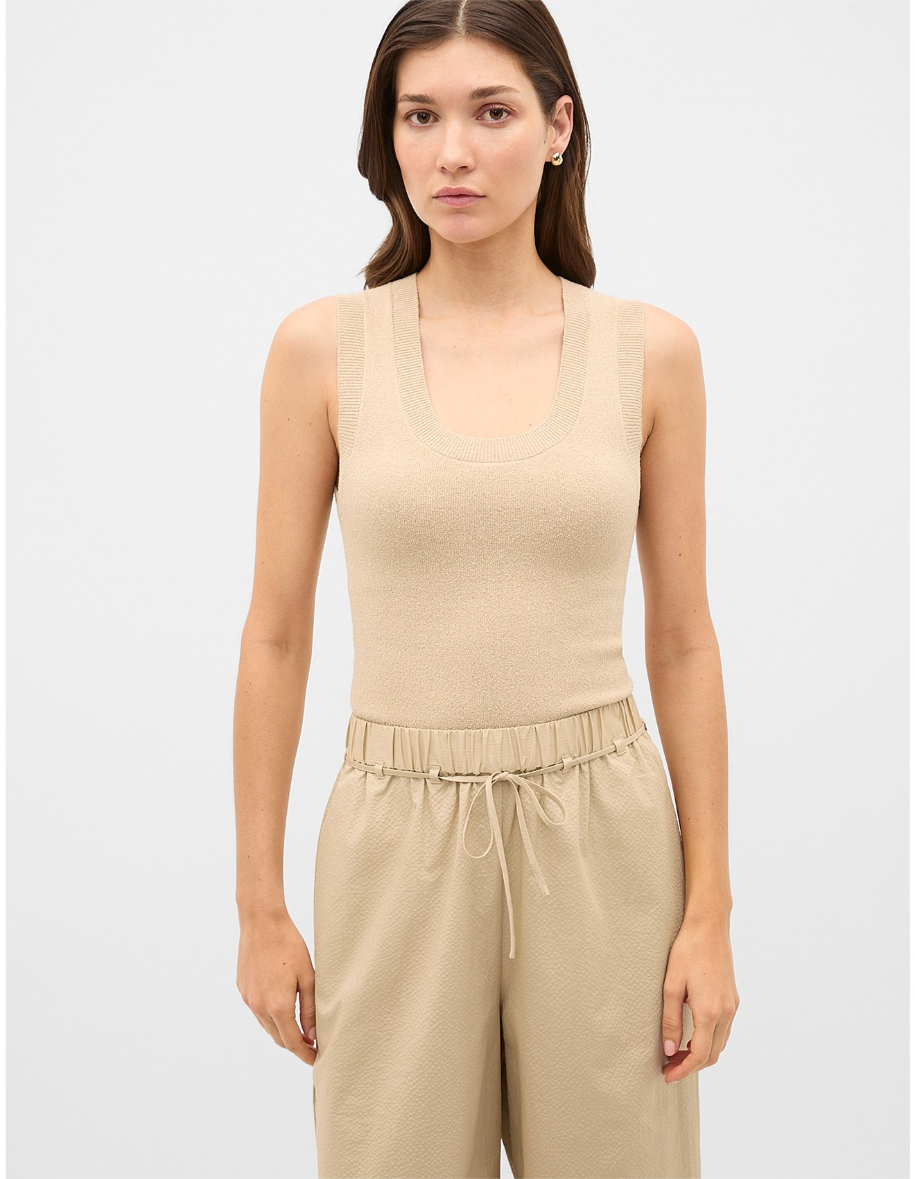 Seed Heritage Boucle Knit Tank | David Jones | David Jones (Australia & New Zealand)