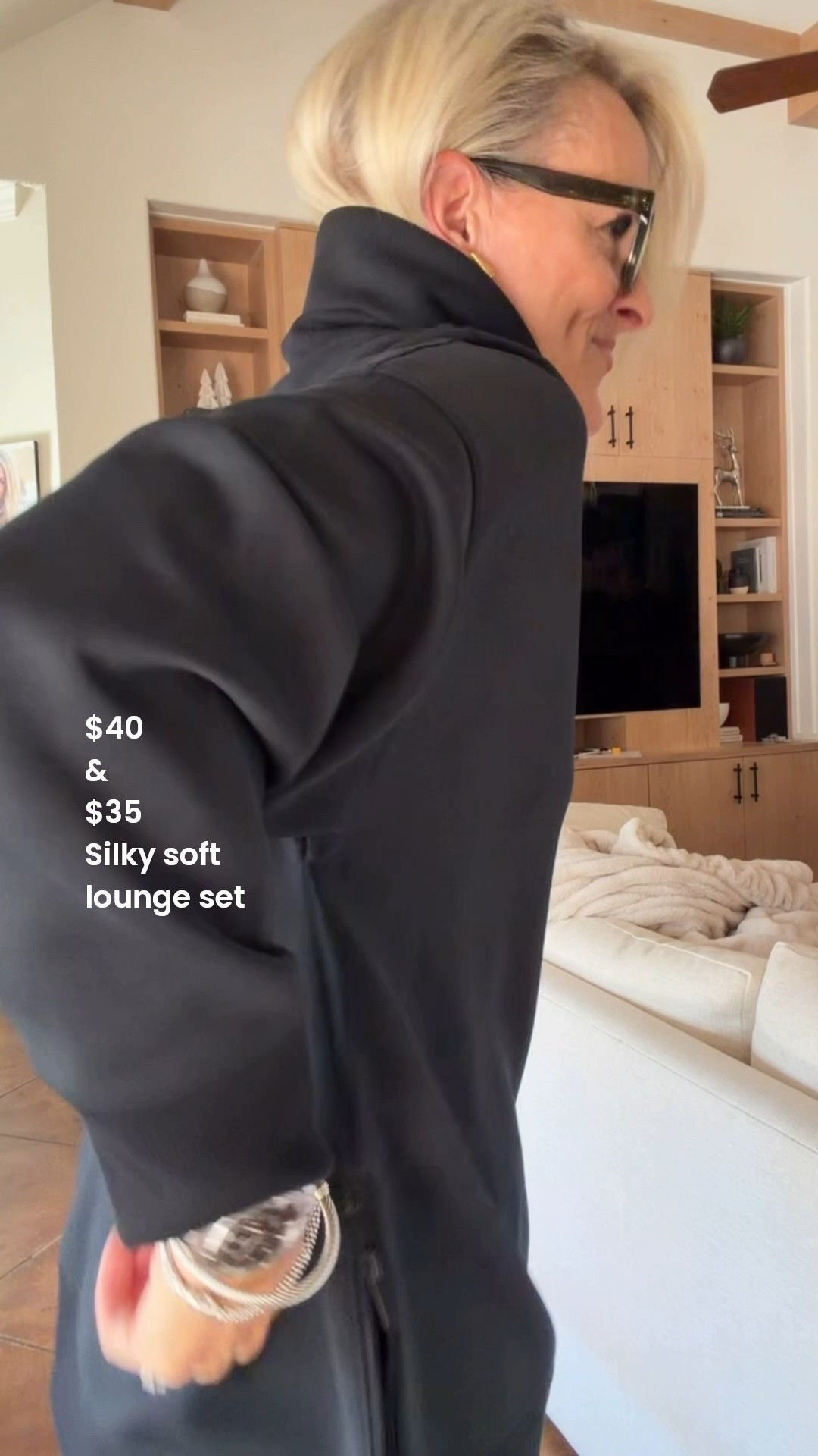 Chic & elevated lounge set. Grabbed in 2 colors. So good 
Silky soft scuba fabric 
Fit is TTS

Targe 


#LTKTravel #LTKOver40 #LTKSeasonal