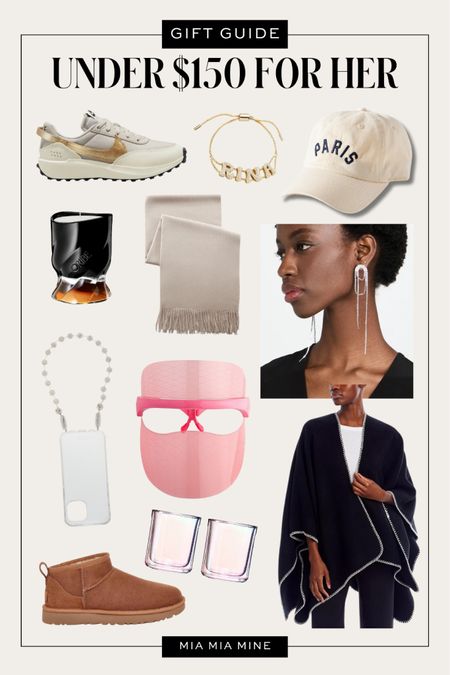 Under $100 holiday gifts for her 
Gift guide for her 
Nike sneakers
 LED face mask 
Shashi drop earrings on sale 
Aqua poncho 
Phone case 
Mango scarf

#LTKfindsunder50 #LTKfindsunder100 #LTKGiftGuide
