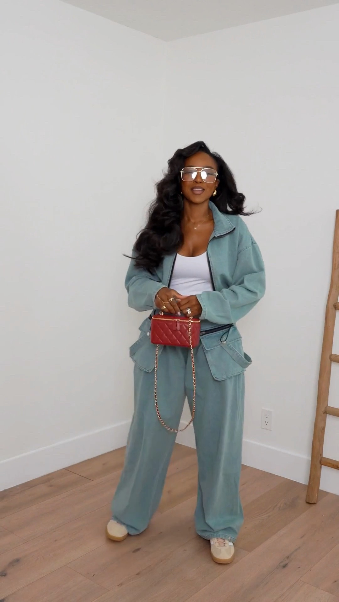 Scroll to shop! ✨ Everything from this look is linked below. 👇🏽

Denim-on-denim, but make it GOOD 😮‍💨 This matching utility-style denim set is giving effortless street style—the oversized jacket + relaxed pants make it such an easy fall outfit. Add a white tank and a pop-of-color bag and DONE.

denim matching set women, denim on denim outfit, denim jacket and pants set, utility denim outfit, cargo denim pants women, oversized denim jacket, casual fall outfit women, fall street style outfit, elevated casual outfit, petite fall outfit, denim outfit inspiration, trendy denim set, everyday casual outfit, transitional fall fashion, kirasfashionfinds

Wearing: Size Small | 5’4” | 140 lbs | 34D-27-40

Download the FREE LTK app & follow @kirasfashionfinds

#LTKPetite #LTKSeasonal #LTKOver40
