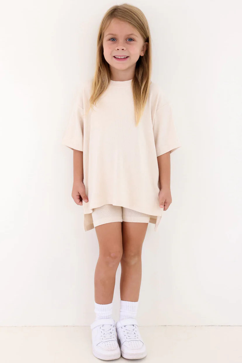 All Weekend Long Set Kids Oatmeal | The Foxy Kind